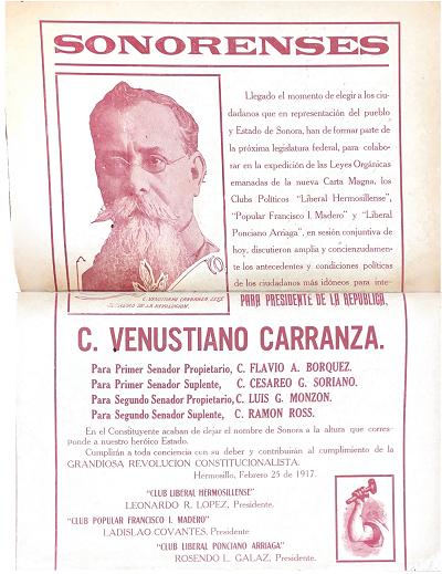 Sonorenses electos para el Congreso Federal